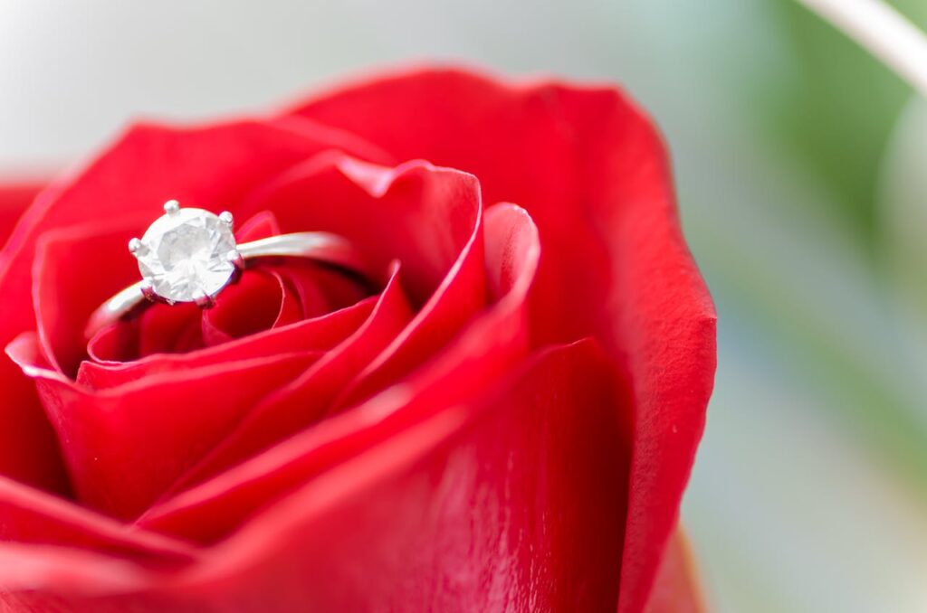 Heiratsantrag Ring Rose Hochzeitsantrag Ideen für Frauen, die den ersten Schritt wagen