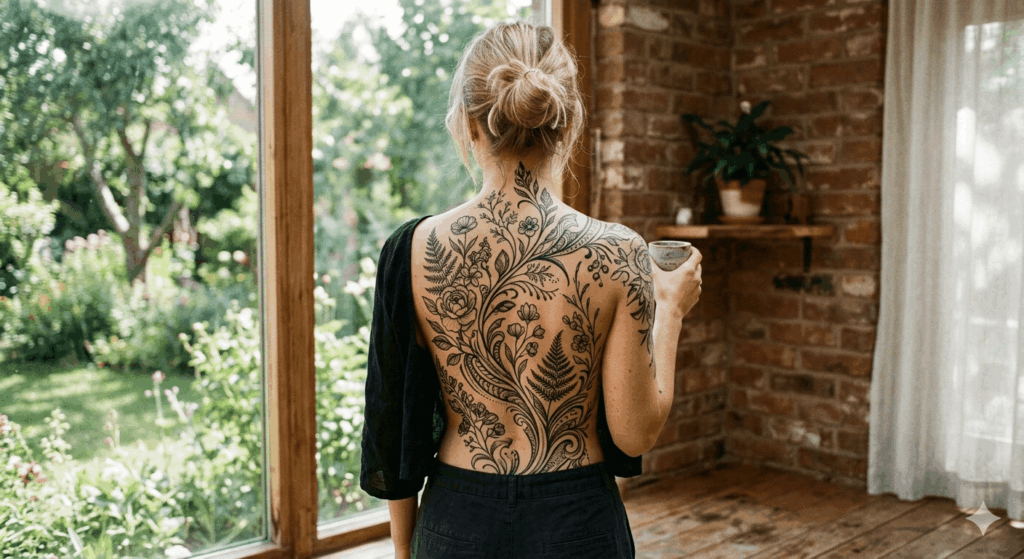 Rücken Tattoo Frauen Ideen 2026 Die schönsten Trends und Motive