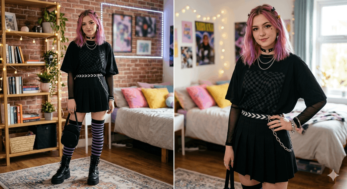 eGirl Outfit Ideen 2026 Die besten Styles für einen modernen Alternative-Look