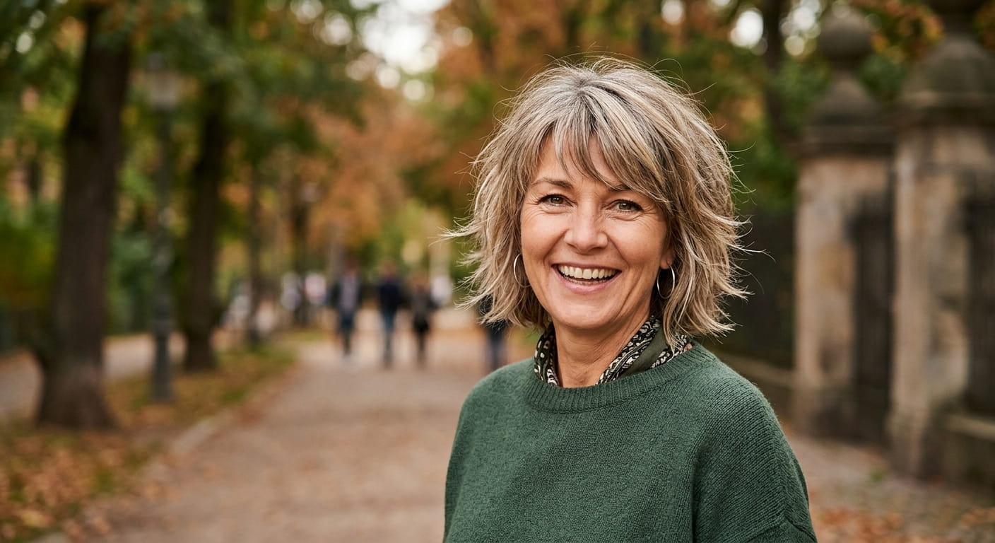 Frisuren kinnlang stufig fransig für Frauen ab 50 Die schönsten Ideen 2026